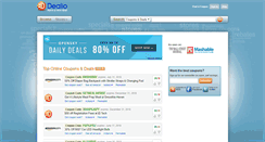 Desktop Screenshot of coupons.dealio.com